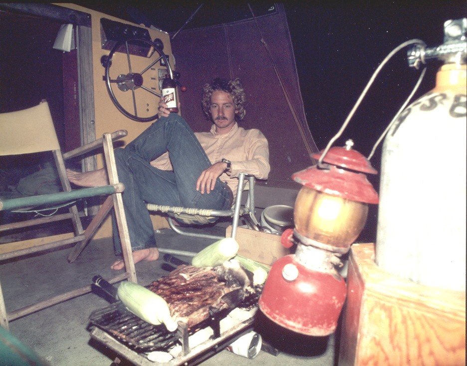 Hixon UCSB boat camp at SCI 1977