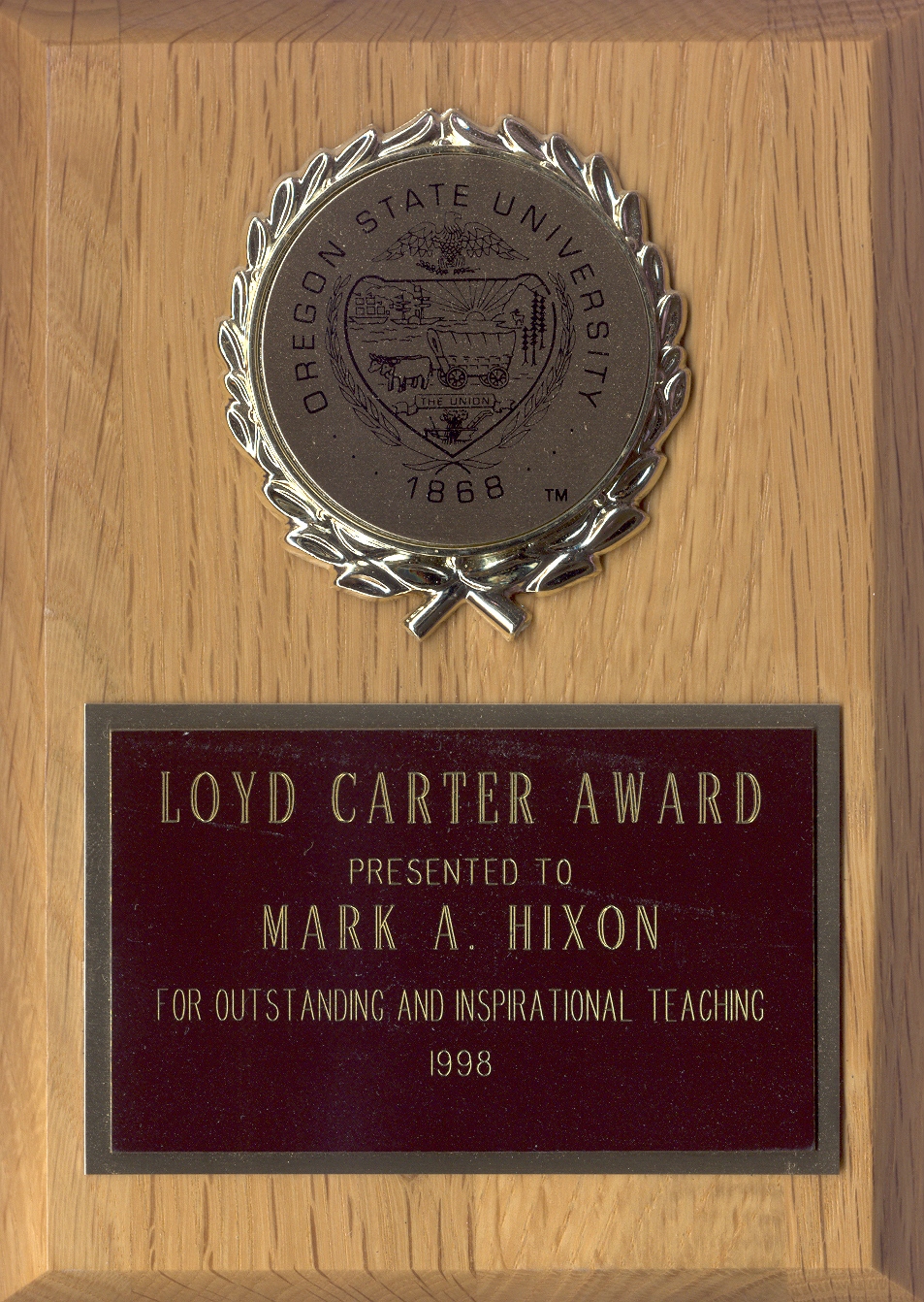Hixon Loyd Carter Award